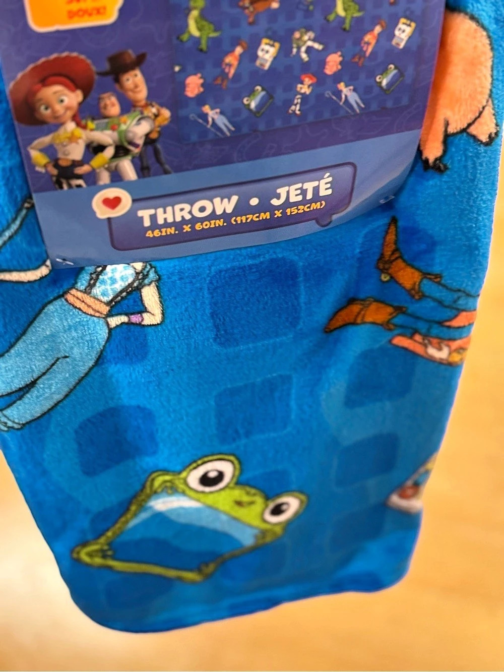 Disney / Pixar Toy Story Fleece Throw Blanket Blue